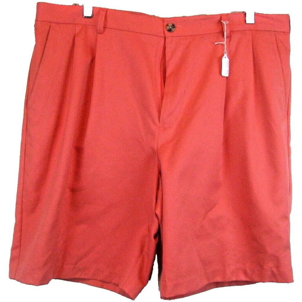 Mens Izod Golf Rose Flat Front Golf Shorts sz 40x9